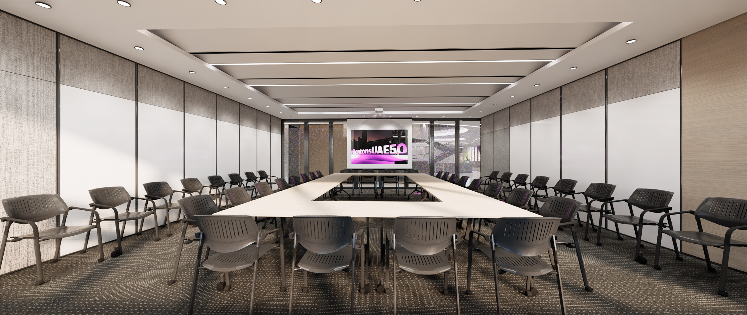 Large flexible conference room